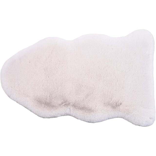 Mink Faux Rabbit Fur Rug 90cm - Wilko