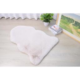 Mink Faux Rabbit Fur Rug 90cm - Wilko - thumbnail 3