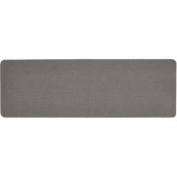 My Mat Silver Plain Stain Resistant Runner 67 x 200cm - grey - Wilko