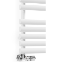 Terma Rolo Towel 1592BTU White Heated Towel Rail 755 x 520mm - Size: 75.5 x 52 x 12.7cm - Wilko - thumbnail 6