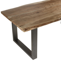 Brooklyn Barima 6 Seater Wooden Dining Table - Brown - Wilko - thumbnail 6