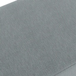 Living and Home Grey Rectangular Tofu Shaped Footrest with Wooden Legs - Size: 26 x 57 x 28cm - Wilko - thumbnail 6