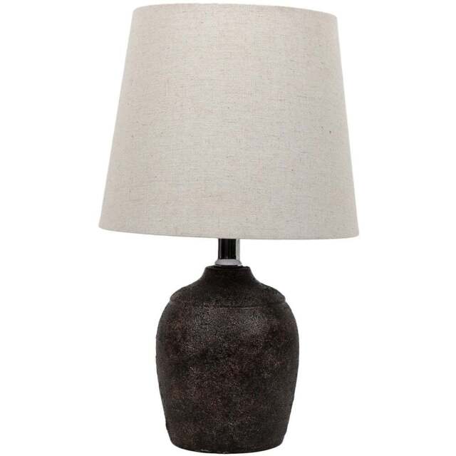 Callan Table Lamp - Black - Size: 25 x 39 x 25cm - Wilko
