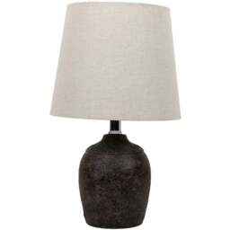 Callan Table Lamp - Black - Size: 25 x 39 x 25cm - Wilko - thumbnail 1
