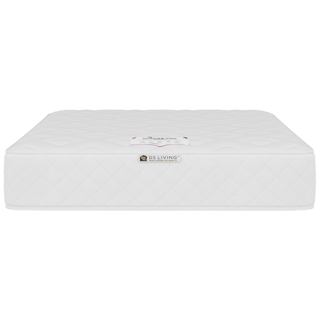 DS Living Glacier Bliss King Size Gel Enhanced Bonnell Spring Mattress - White - Wilko - image 1
