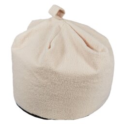 Boucle Bean Bag Ivory - Ivory - Divante - Wilko - thumbnail 3