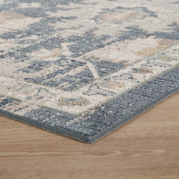 Desire Rugs Maia Navy Lagoon Floral Non Slip Rug 200 x 300cm - Blue - Wilko - thumbnail 4