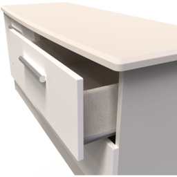 Crowndale Knightsbridge 4 Drawer Kashmir Gloss Bed Box Ready Assembled - Kashmir Gloss & Kashmir - Wilko - thumbnail 7