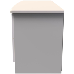 Crowndale Knightsbridge 4 Drawer Kashmir Gloss Bed Box Ready Assembled - Kashmir Gloss & Kashmir - Wilko - thumbnail 5