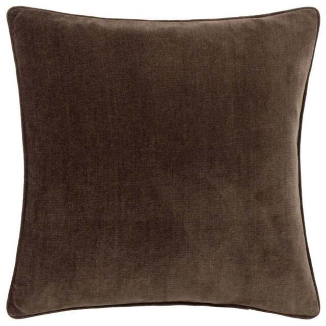 Yard Brown Heavy Chenille Reversible Cushion - Size: 50 x 50 cm - Yard Living - Wilko - image 1