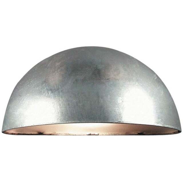 Nordlux Scorpius Galvanised Steel Wall Light - Size: 10 x 20 x 10cm - Silver - Wilko - image 1