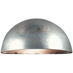 Nordlux Scorpius Galvanised Steel Wall Light - Size: 10 x 20 x 10cm - Silver - Wilko