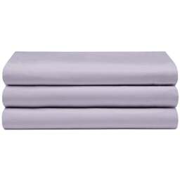 Serene Single Heather Flat Bed Sheet - Pink - Wilko
