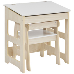 Liberty House Toys Scandi Kids Study Desk and Chair Set - Size: 41 x 57 x 56cm - Wood - Wilko - thumbnail 6