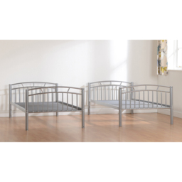 Seconique Ventura Single Sleeper Silver Bunk Bed - Wilko - thumbnail 7