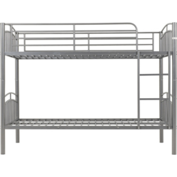 Seconique Ventura Single Sleeper Silver Bunk Bed - Wilko - thumbnail 4