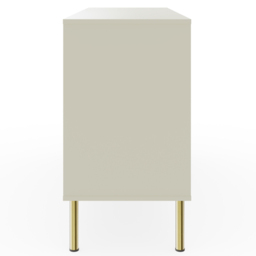 GFW Nervata Cream Sideboard - Size: 72.5 x 116 x 39cm - Wilko - thumbnail 6