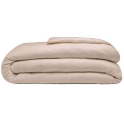 Serene Double Cream Brushed Cotton Duvet Cover - Wilko