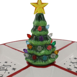 Grazing Dish with LED Tree - White and Red - Wilko - thumbnail 6