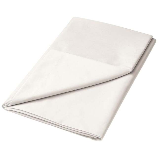Helena Springfield King Size Ivory Plain Dye Flat Bed Sheet - Wilko - image 1