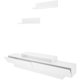 Decorotika Lusi 2 Door White TV Unit - Size: 40.5 x 180 x 30.5cm - Wilko - thumbnail 5