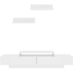 Decorotika Lusi 2 Door White TV Unit - Size: 40.5 x 180 x 30.5cm - Wilko - thumbnail 6