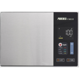 Phoenix Fitness Stainless Steel Smart Kitchen Scale 5kg - Size: 25 x 17 x 3cm - Black - Wilko - thumbnail 3