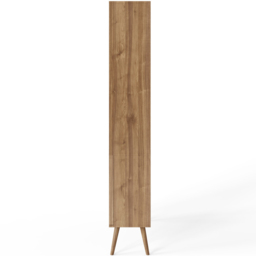 GFW Rowan 2 Door 3 Shelf Oak Slatted Bookcase - Wilko - thumbnail 6