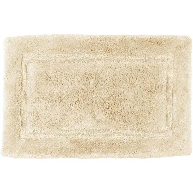 Allure Bath Fashions Marlborough Sand Bamboo Cotton Non-Slip Bath Mat 50 x 80cm - Brown - Wilko - image 1