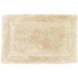 Allure Bath Fashions Marlborough Sand Bamboo Cotton Non-Slip Bath Mat 50 x 80cm - Brown - Wilko