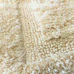 Allure Bath Fashions Marlborough Sand Bamboo Cotton Non-Slip Bath Mat 50 x 80cm - Brown - Wilko - thumbnail 5