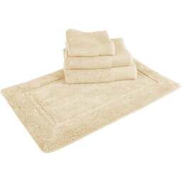 Allure Bath Fashions Marlborough Sand Bamboo Cotton Non-Slip Bath Mat 50 x 80cm - Brown - Wilko - thumbnail 4