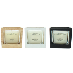 French Connection Wooden Collection Scented Candle 3 Piece Gift Set - Size: 9.8 x 7.3 x 20.8cm - n/a - Wilko - thumbnail 3