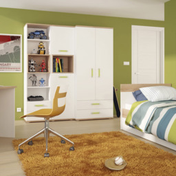 Florence 4KIDS Single Drawer Bedside Cabinet with Lemon Handles - White - Furniture to Go - Wilko - thumbnail 6