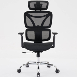 Shankar Elite Black Mesh Office Chair - Size: 124 x 66 x 62cm - Wilko - thumbnail 4