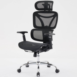 Shankar Elite Black Mesh Office Chair - Size: 124 x 66 x 62cm - Wilko - thumbnail 7