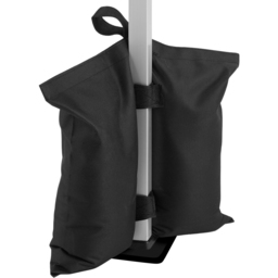 tectake Saborra Gazebo Weight Bags 4 Pack - Size: 33 x 0.5 x 36cm - Black - Wilko - thumbnail 6