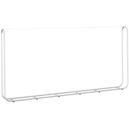 vidaXL Galvanised Steel Wire Silver Firewood Rack 300 x 25 x 150cm - Size: 150 x 25 x 300cm - Wilko - thumbnail 6