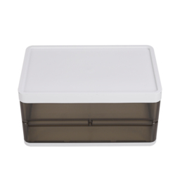 Living and Home Folding Wardrobe Drawer Clothes Storage Box 40 x 25cm - Size: 20x40x25cm - Grey - Wilko
