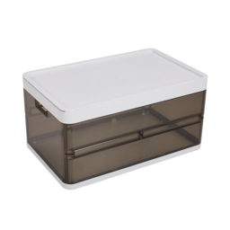 Living and Home Folding Wardrobe Drawer Clothes Storage Box 40 x 25cm - Size: 20x40x25cm - Grey - Wilko - thumbnail 3