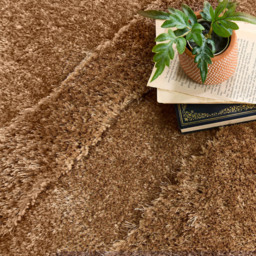 Origins Frame Latte Rug 120 x 170cm - Size: 120 x 170 x 2.5cm - Brown - Wilko - thumbnail 5