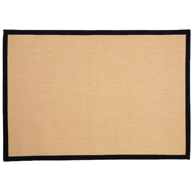 Esselle Home Swinton Black Sisal Jute Boucle Rug 200 x 290cm - Size: 290 x 200 x 1cm - Wilko - image 1