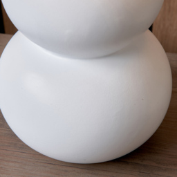 Pacific Lifestyle Aaliyah White Curved Bottle Ceramic Table Lamp - Wilko - thumbnail 5