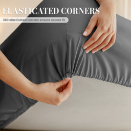Sweet Dreams Alpine Double Charcoal Faux Fur Fitted Sheet - Wilko - thumbnail 5