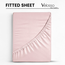 Velosso Microfibre Single Pink Fitted Sheet - Wilko - thumbnail 4