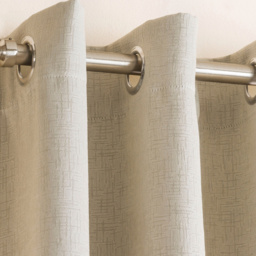Enhanced Living Vogue Cream Thermal Blackout Eyelet Readymade Curtains 117 x 229cm - Wilko - thumbnail 4