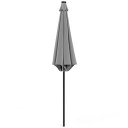 Living and Home Light Grey 24 LED Crank Lift Garden Parasol 3m - Wilko - thumbnail 5