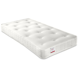 Bedmaster Oliver Triple Sleeper Grey and White Bunk Bed with Orthopaedic Mattresses - Size: Single + Small Double - Wilko - thumbnail 3