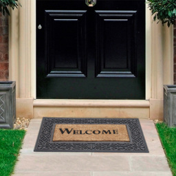 Coco & Coir Red Rust Welcome Coir Door Mat 45 x 75cm - n/a - Coco & Coir ® - Wilko - thumbnail 3