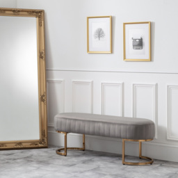 Julian Bowen Harrogate Grey Bench - Size: 43 x 118 x 42cm - Wilko - thumbnail 6